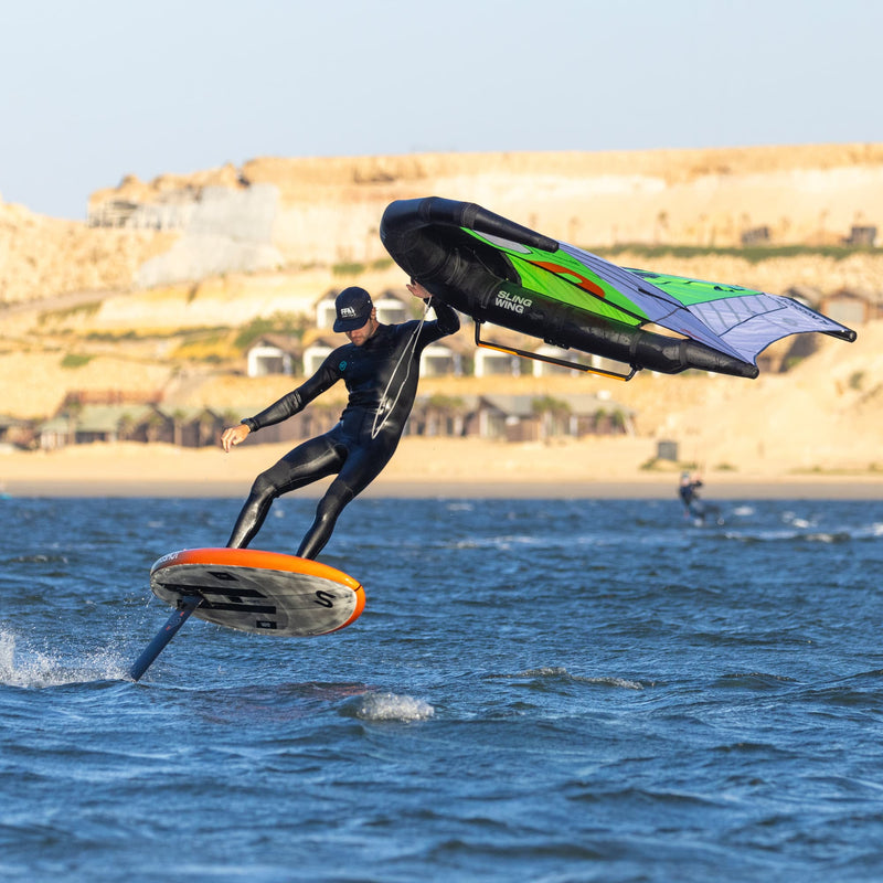 Slingshot foil boards and packages