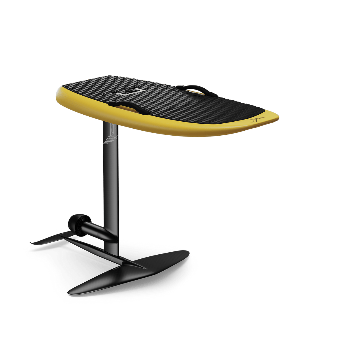 Lift Foils 4'4 LIFT5 Pro eFoil – Sunkissed complete package isometric view