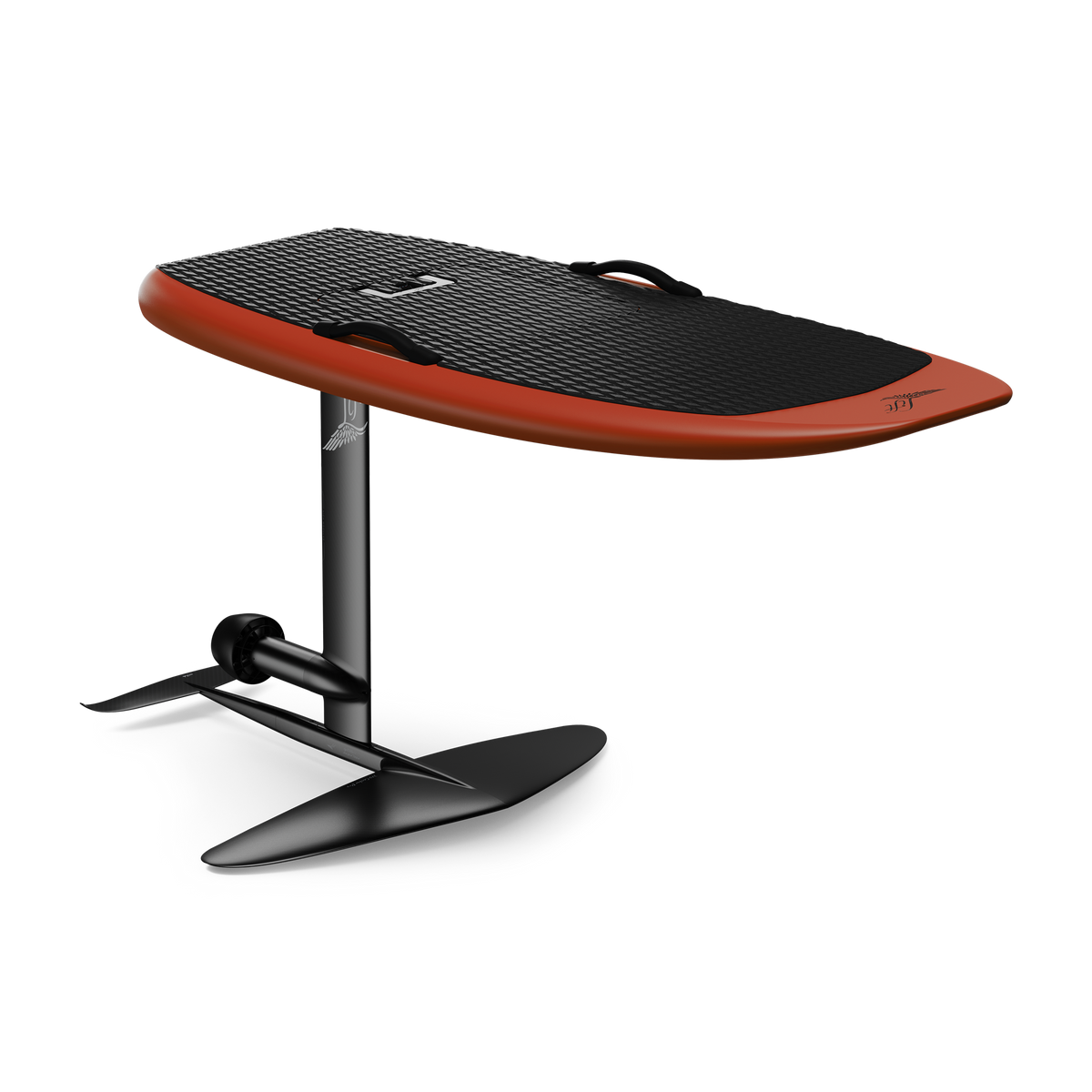 Lift Foils 5'4 LIFT5 Cruiser eFoil – Red Rock complete package isometric view