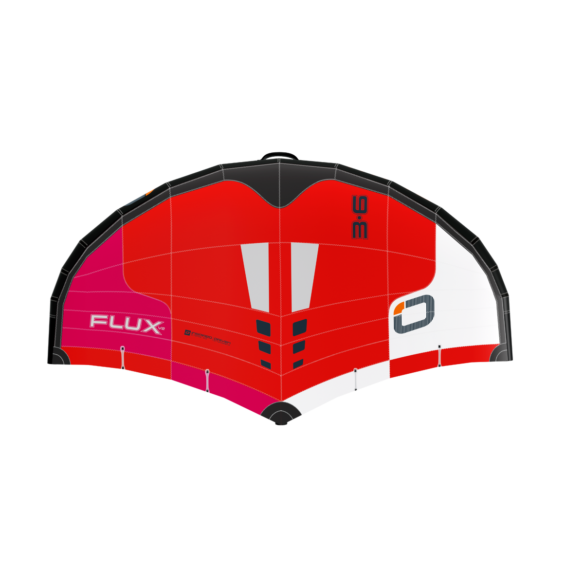 Ozone Flux V2 — Rubinered Red White — 3.0m / Rubine Red/Red
