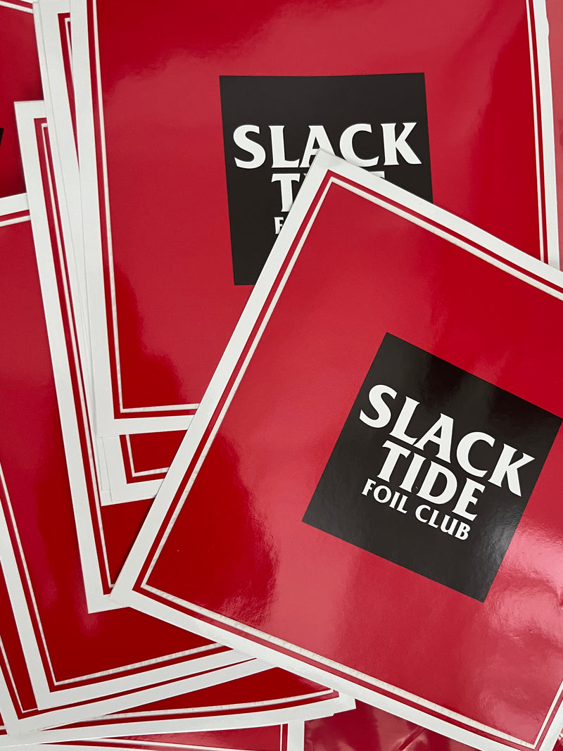 'Slack Tide Foil Club' Stickers