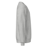 Slack Tide Foil Club Unisex Grey Relaxed Crew