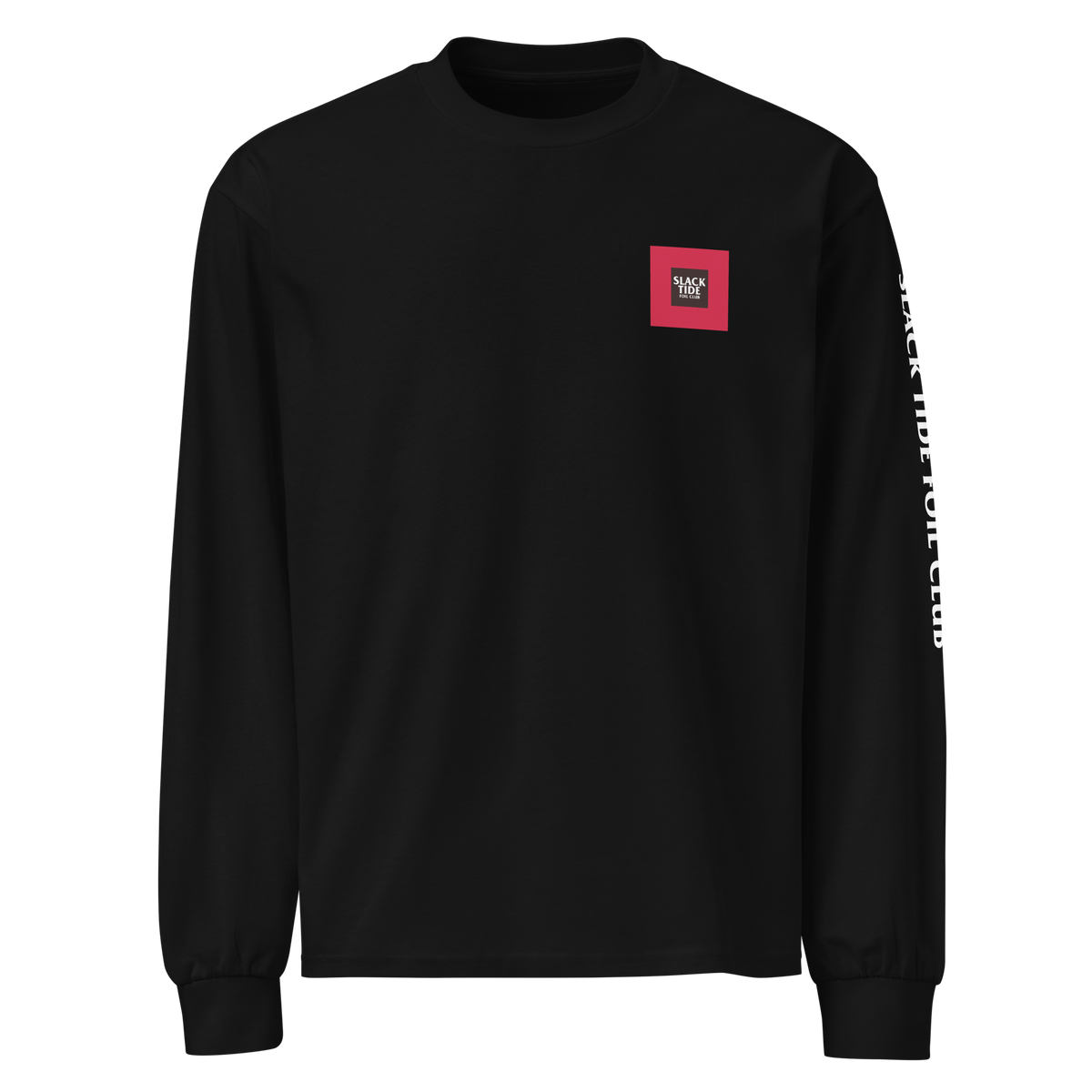 Slack Tide Foil Club Unisex Black Long Sleeve T-Shirt
