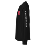 Slack Tide Foil Club Unisex Black Long Sleeve T-Shirt